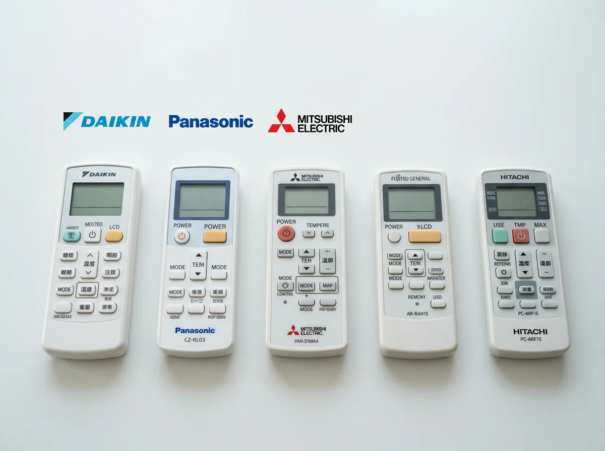 日本の主要エアコンメーカー一覧