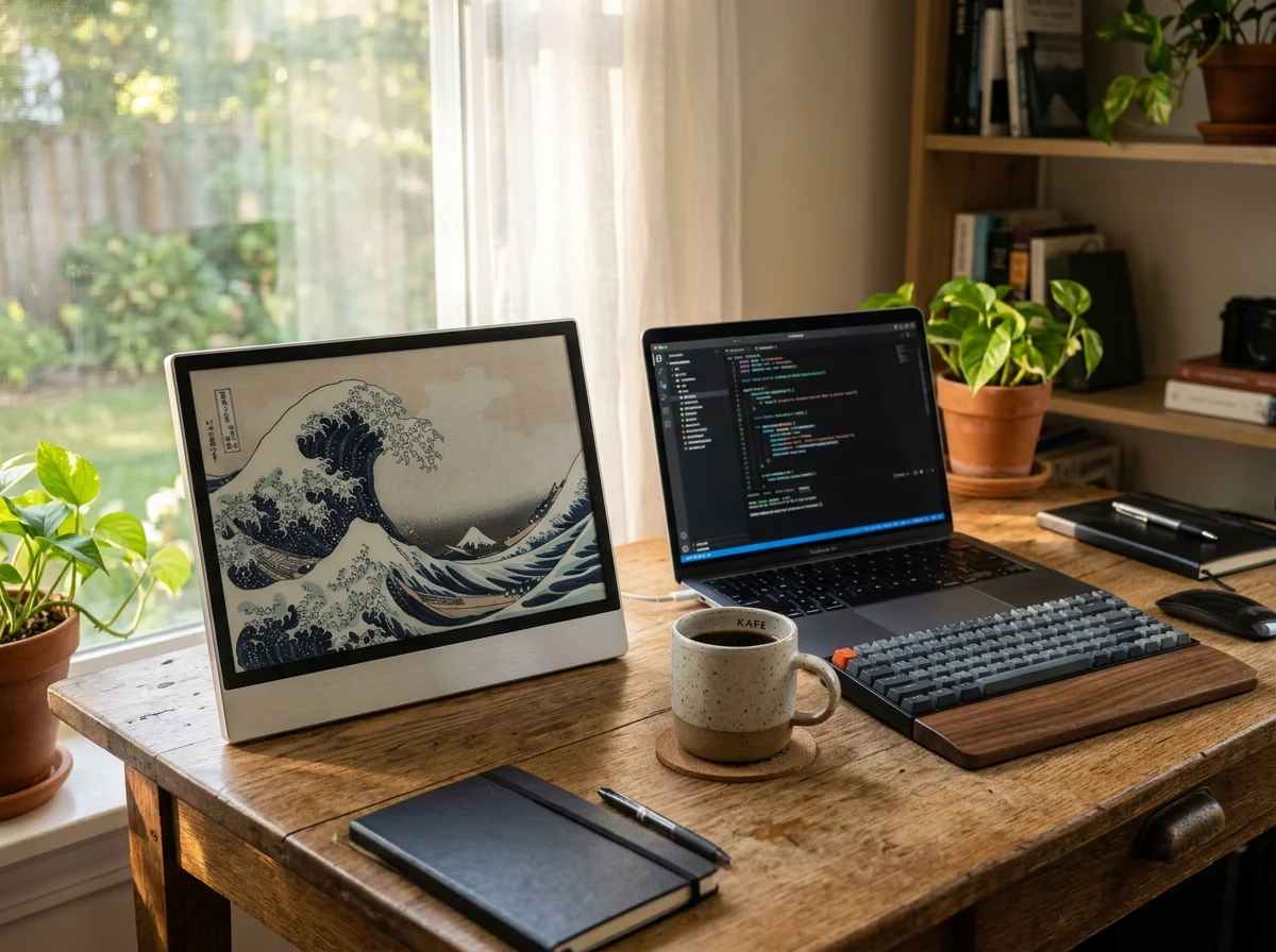 AI Studioでアートを生成する様子