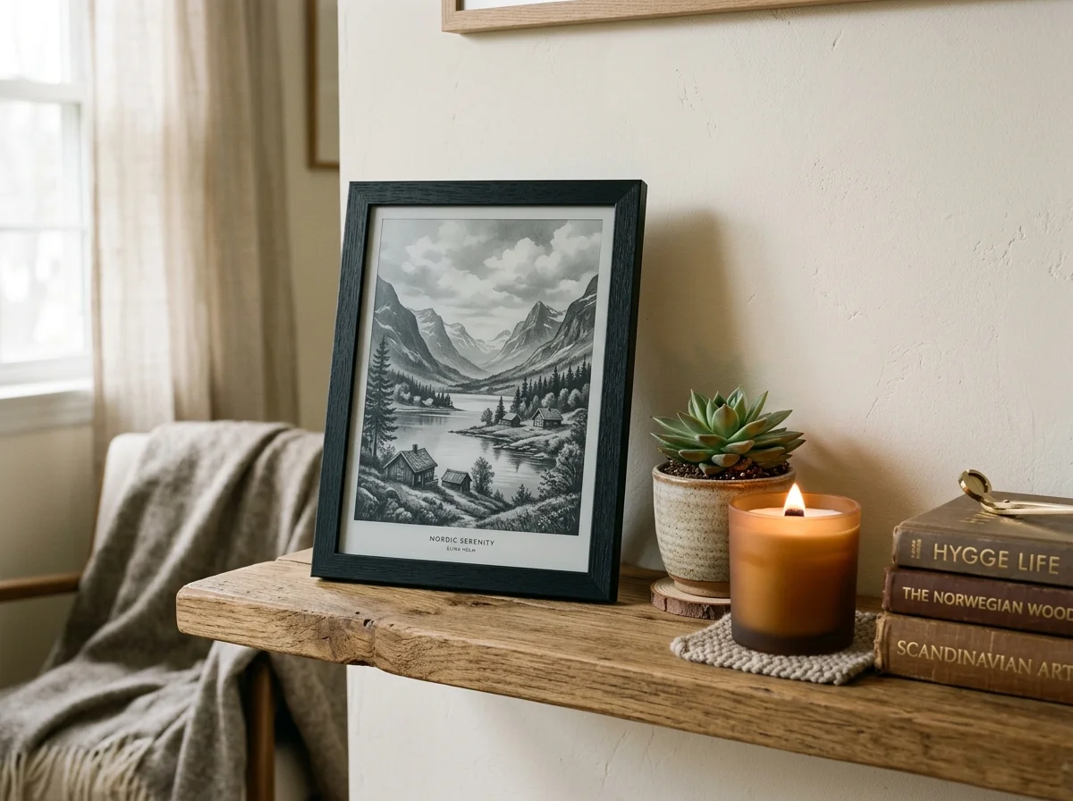 インテリアに溶け込むアートフレーム