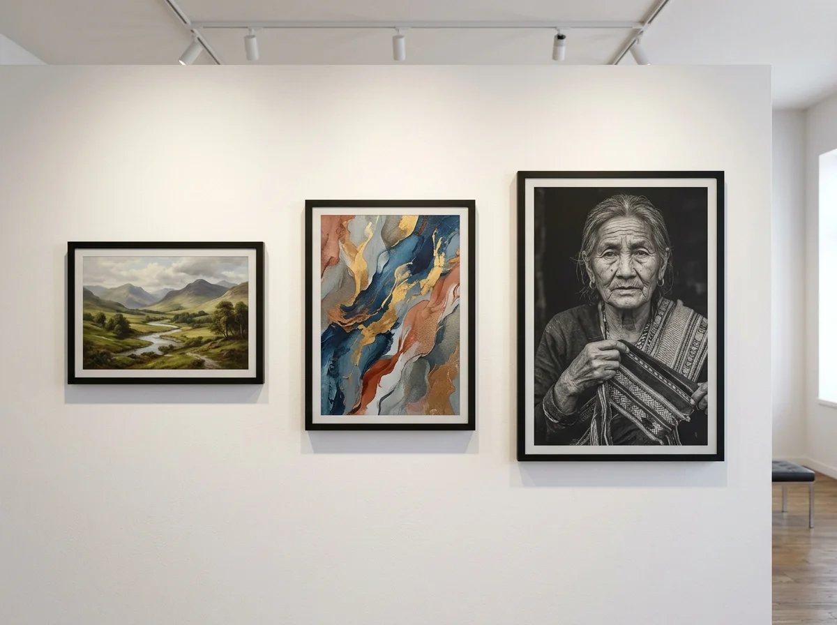 SwitchBot AIアートキャンバスの3サイズ比較