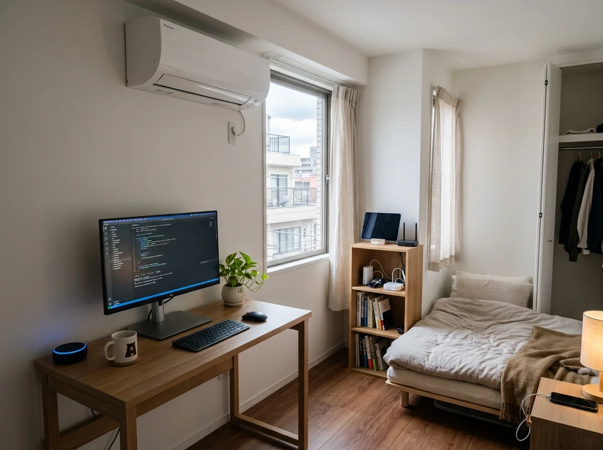 一人暮らしのスマートホーム