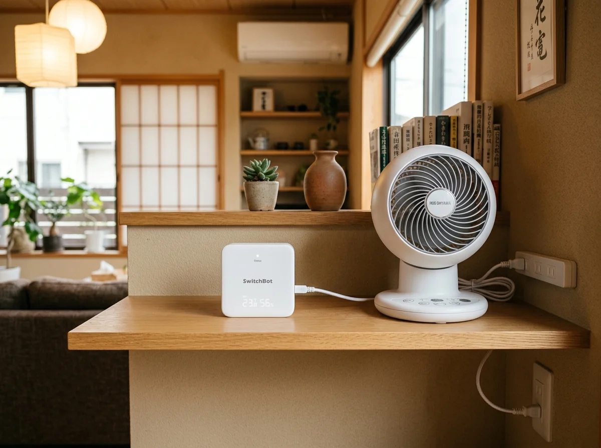 SwitchBot Hubとの連携イメージ