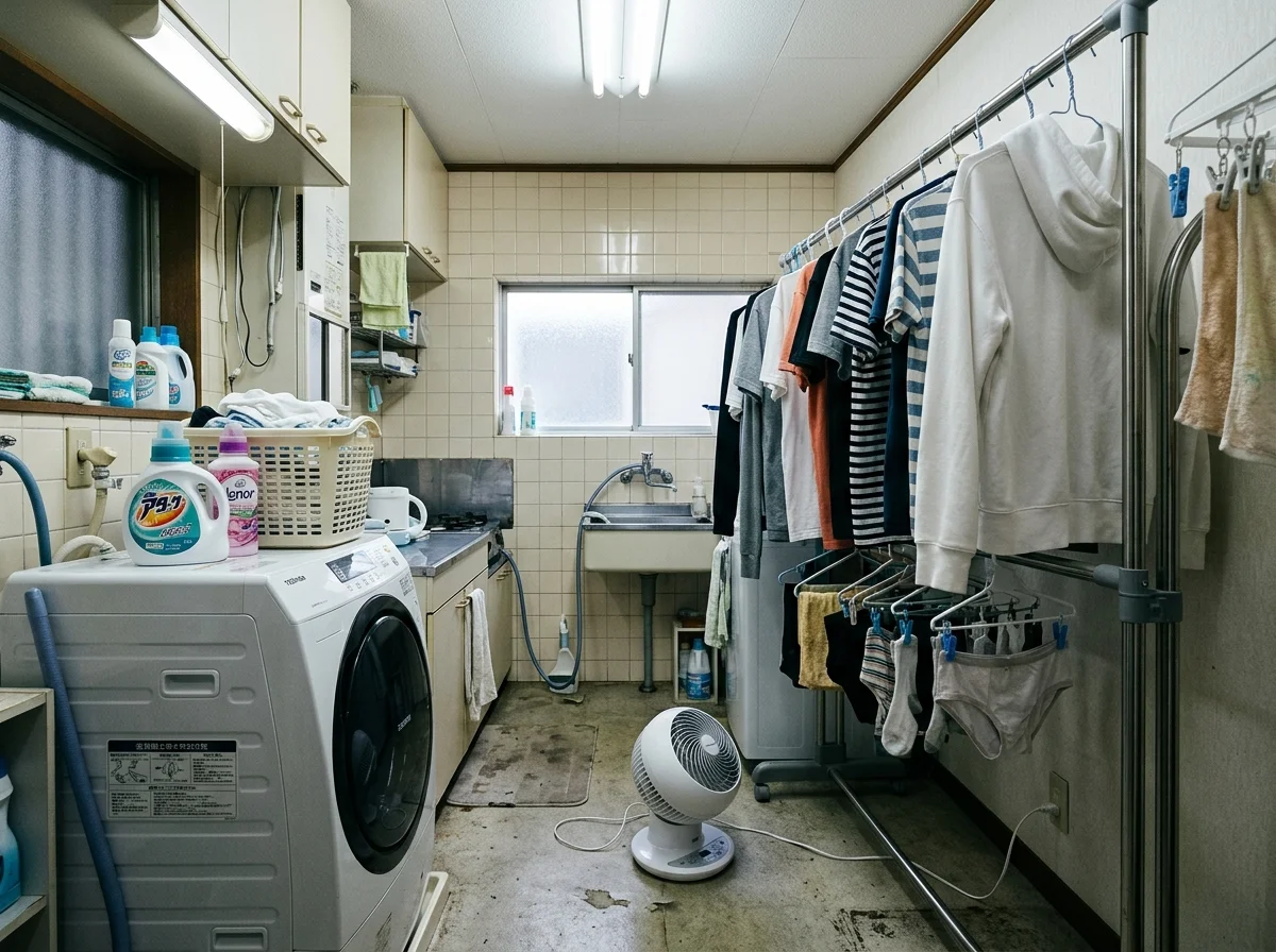 部屋干しでの活用