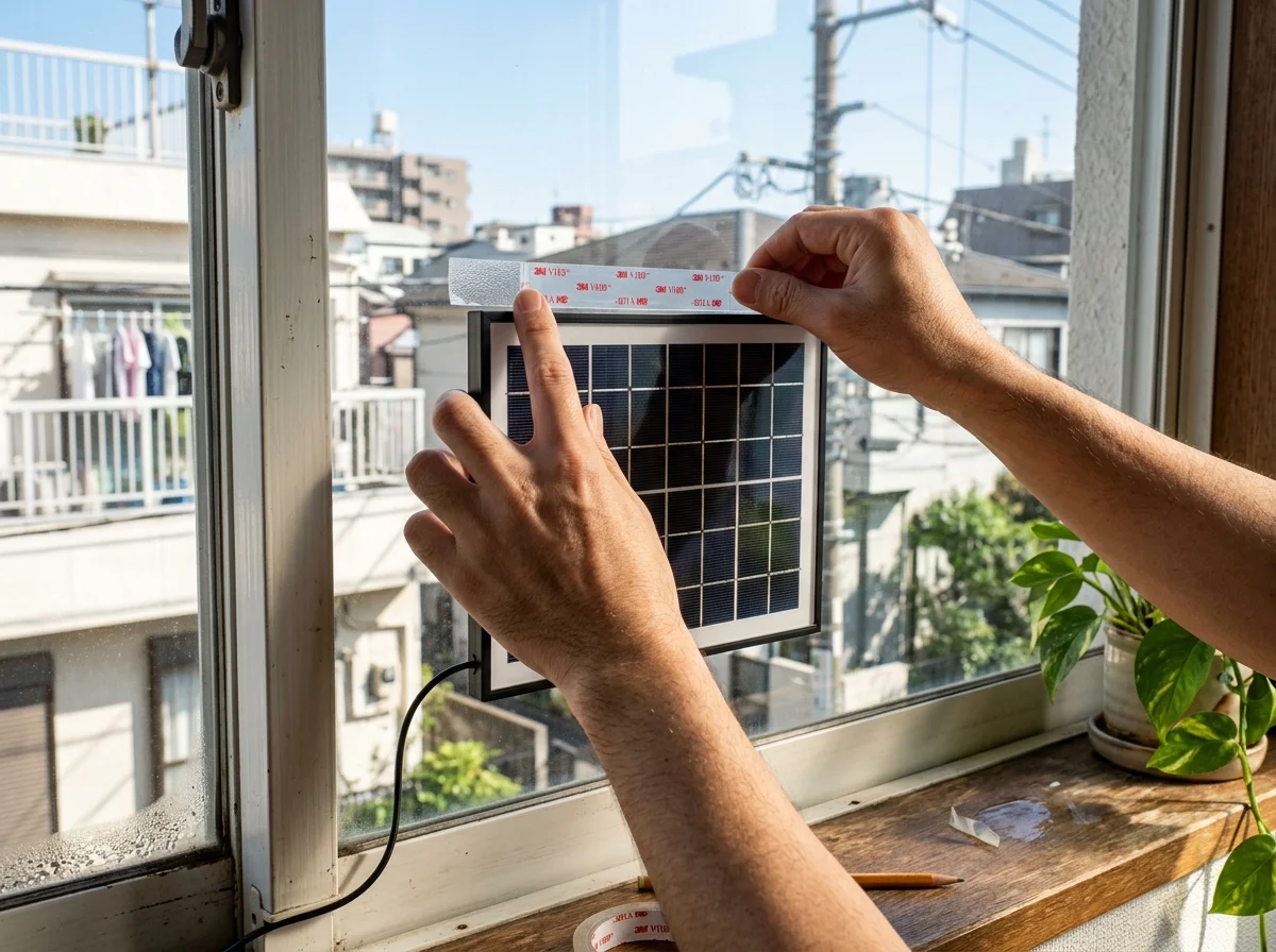 ソーラーパネルの設置手順