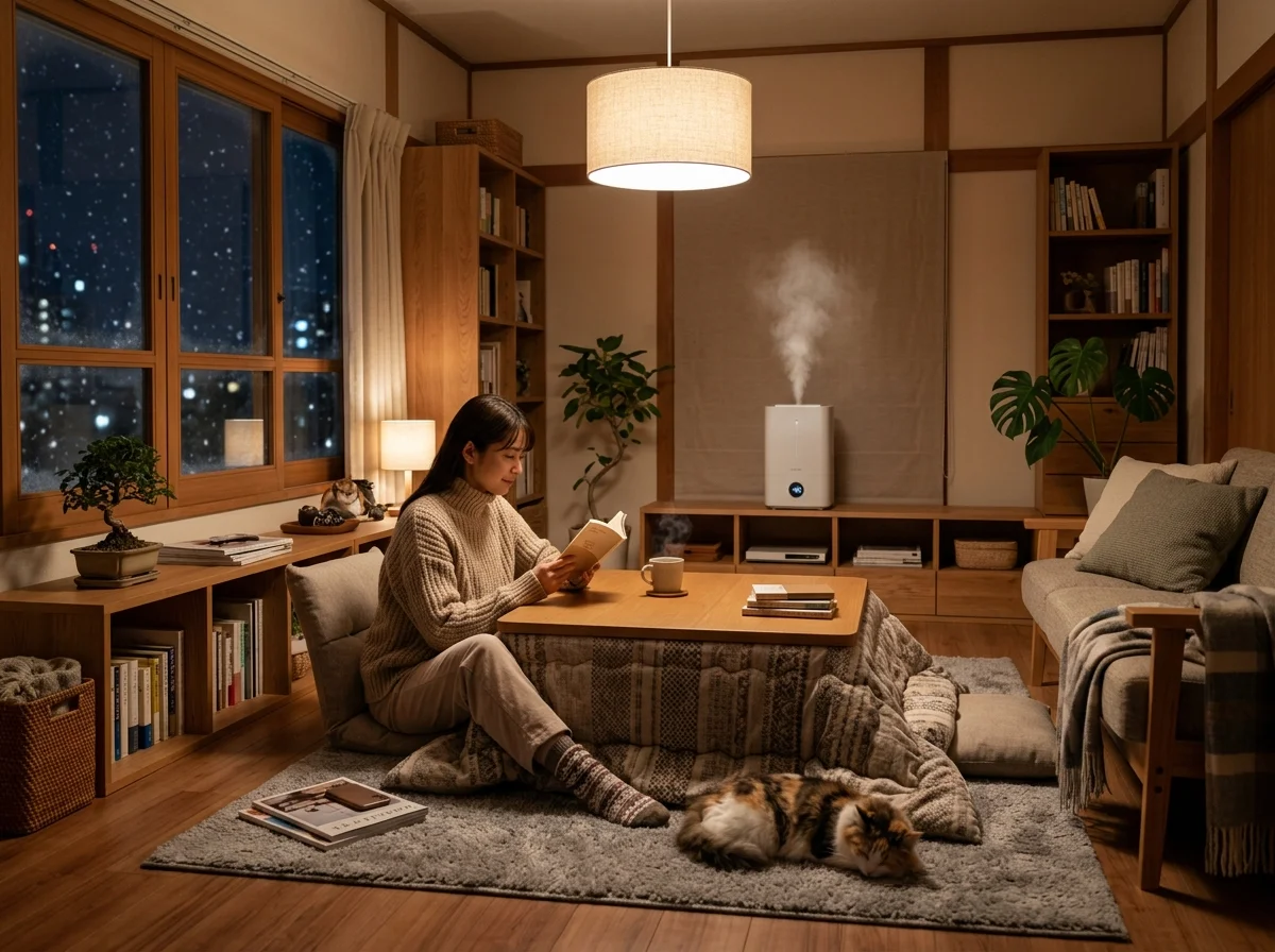 冬のスマートホーム暖房環境