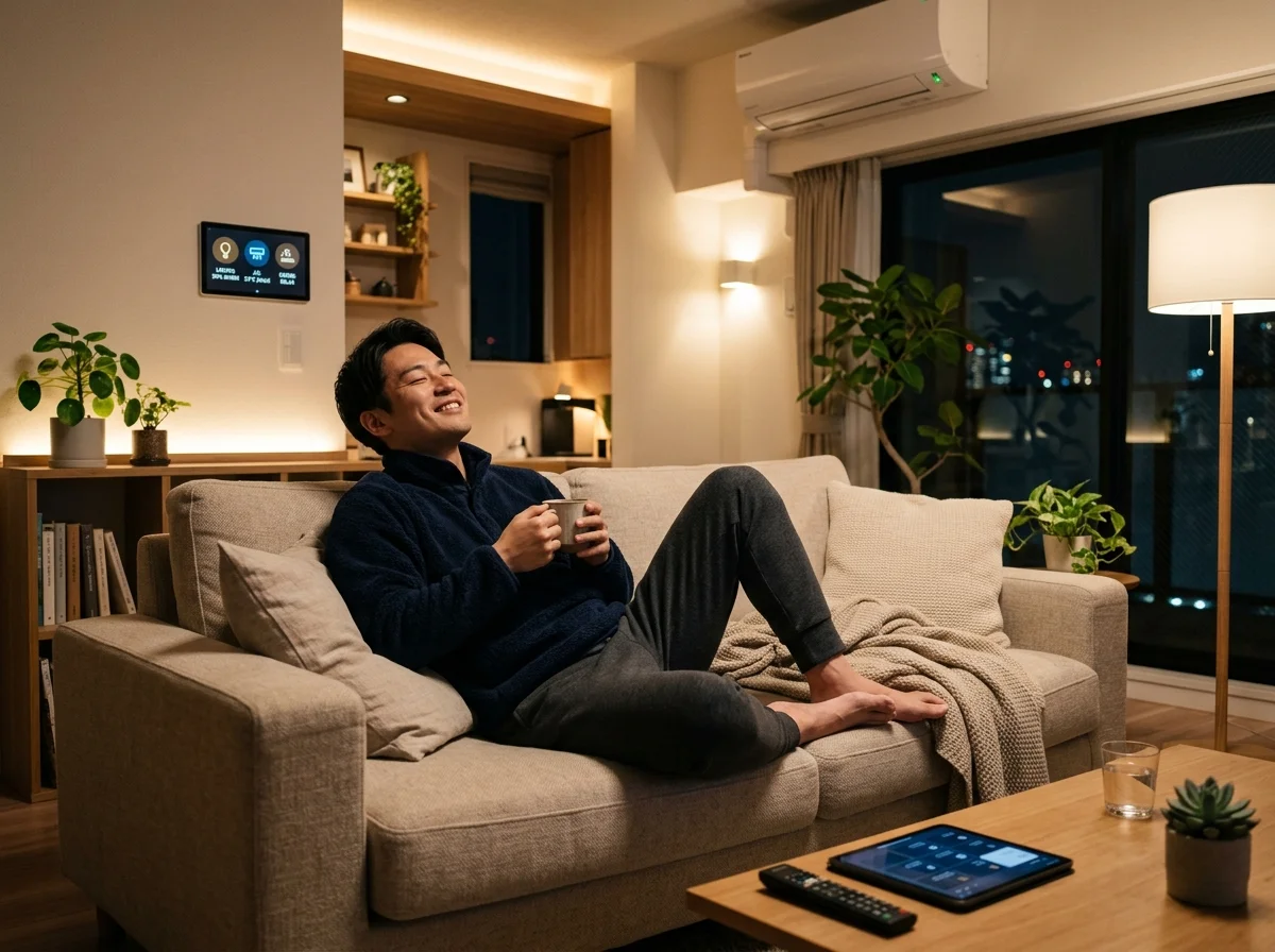 快適なスマートホームリビング