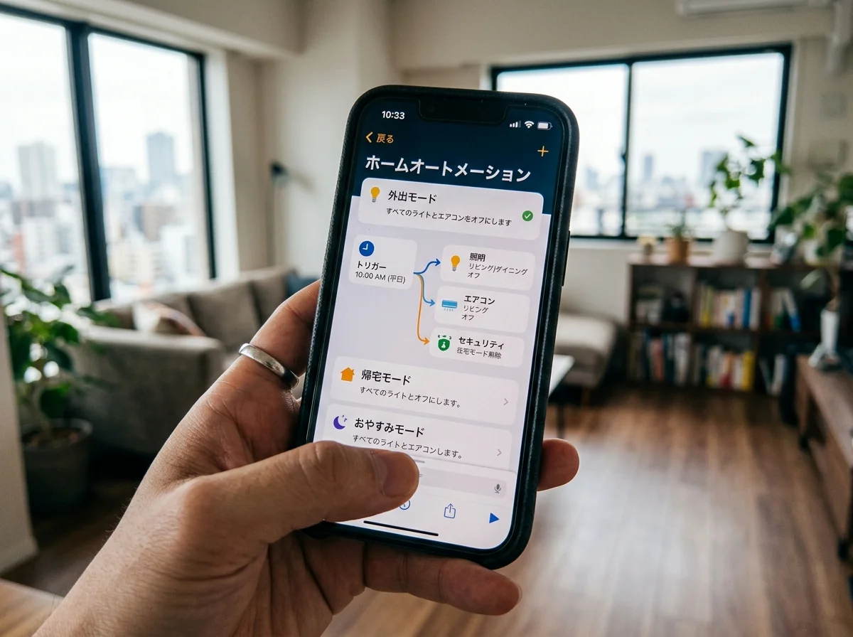 自動化シーンの設定イメージ