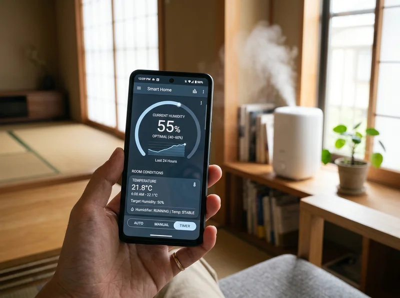 SwitchBot 気化式加湿器 アプリ操作
