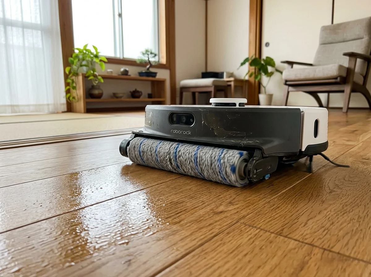 ローラーモップの水拭き