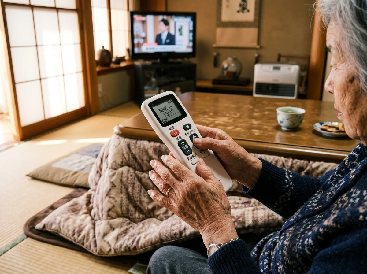 シニアにも使いやすいリモコン