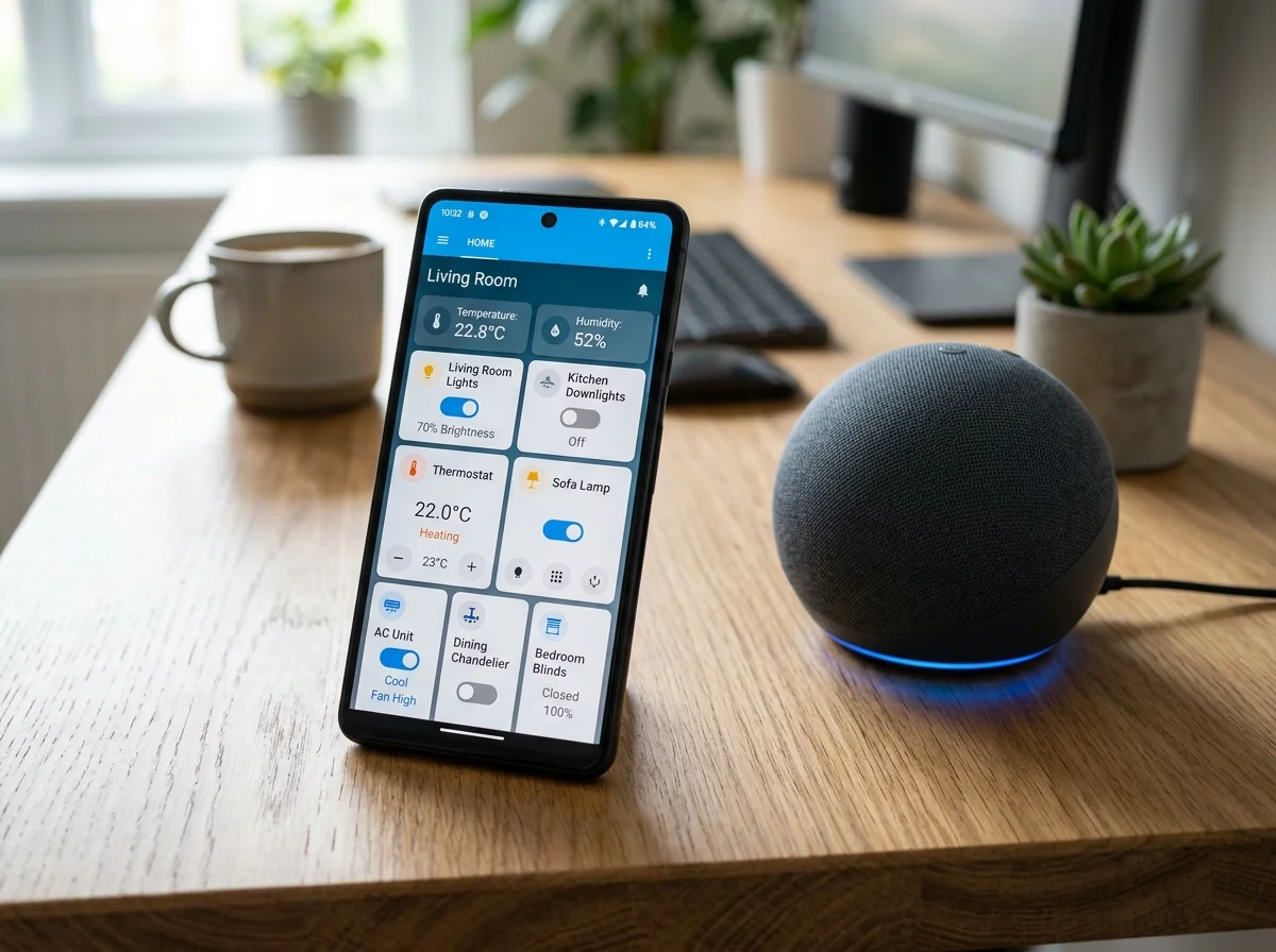 スマートフォンのスマートホームアプリ
