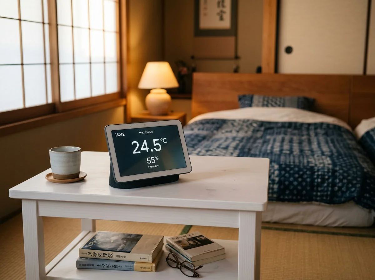 温湿度計の表示