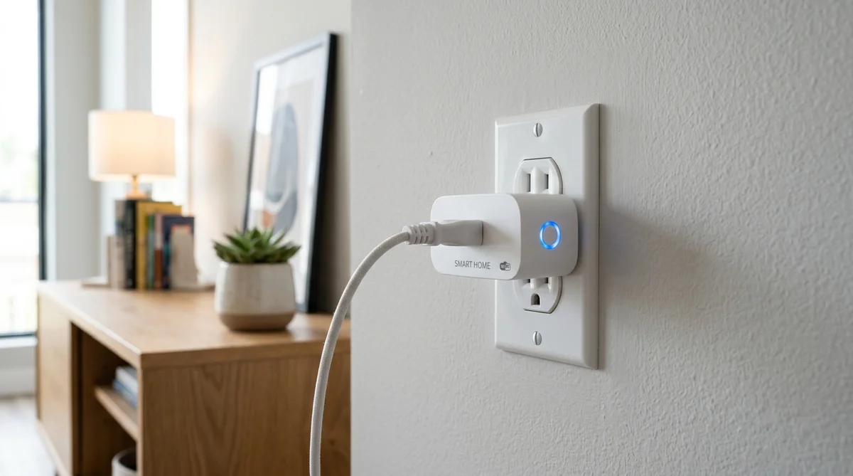 スマートホームデバイスが並ぶテーブル