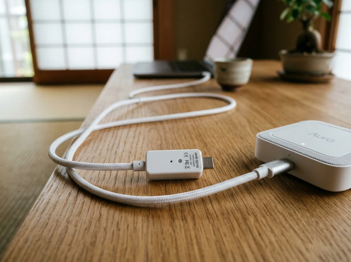 温湿度センサー付きUSB-Cケーブル