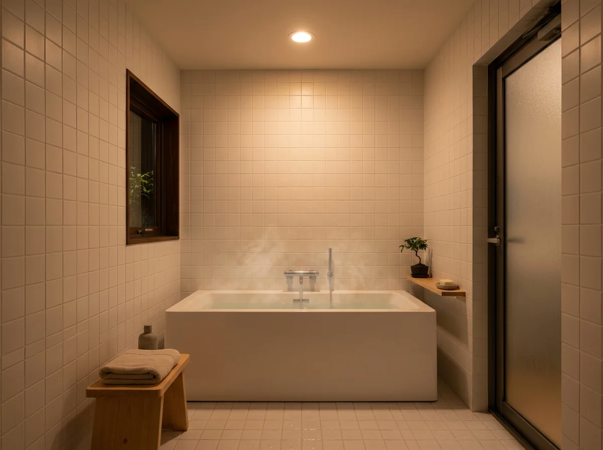 浴室のリラックス照明