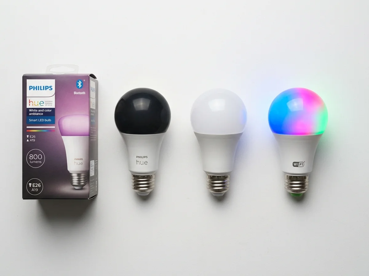 異なるメーカーのスマート電球の比較