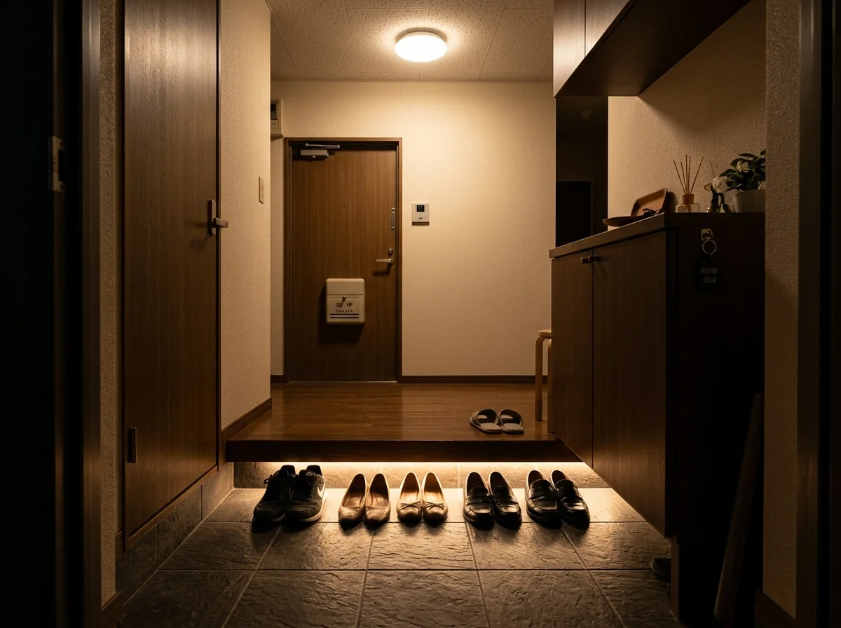 玄関で人を検知して自動点灯するスマート電球