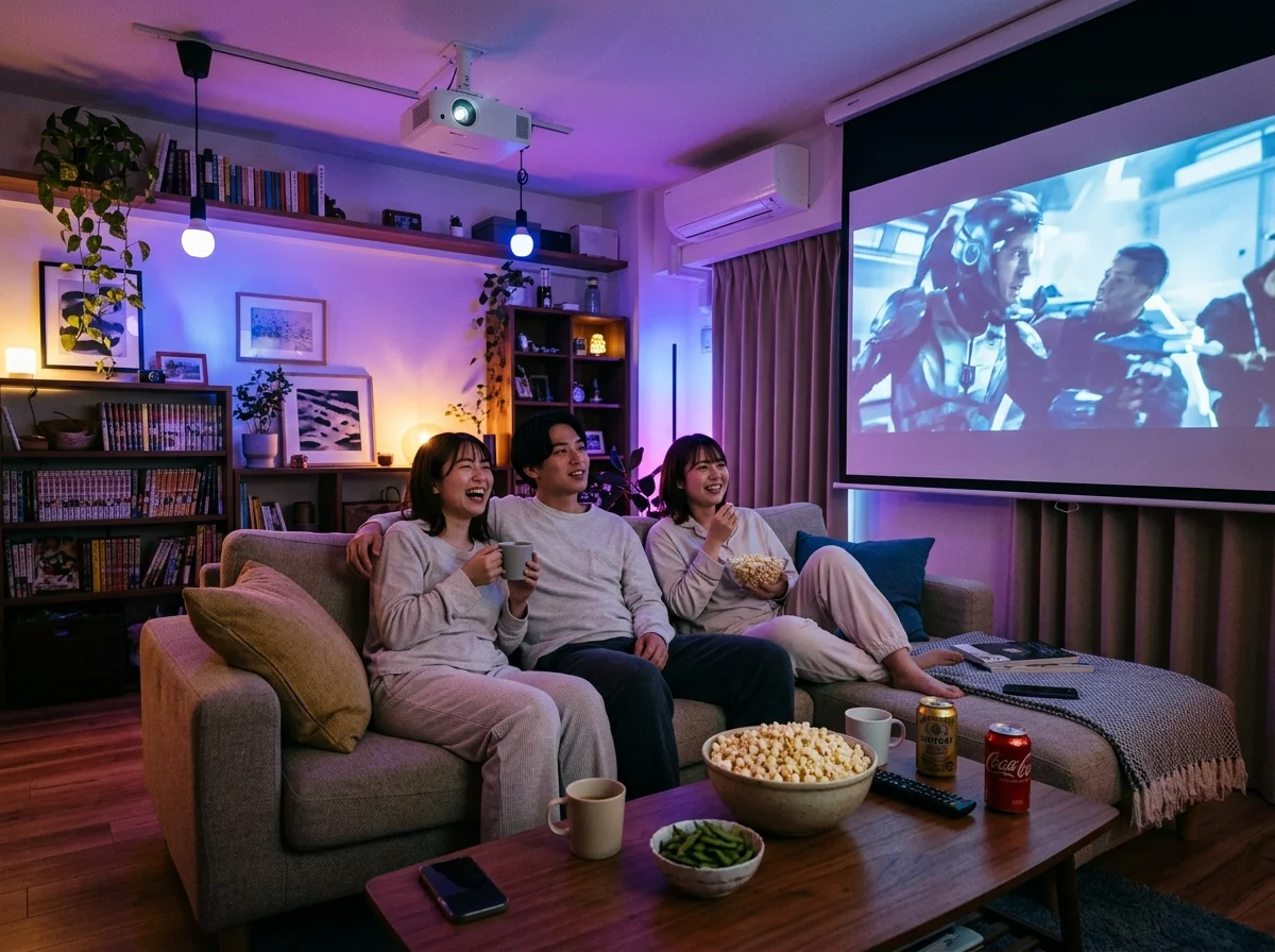 リビングでのパーティーモード