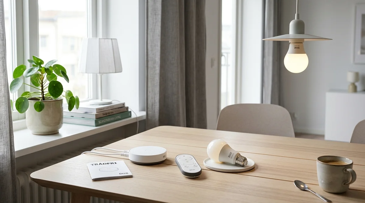 IKEA TRÅDFRI スマート照明の実装例