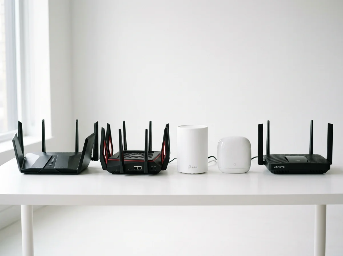 Wi-Fiルーター5機種の比較