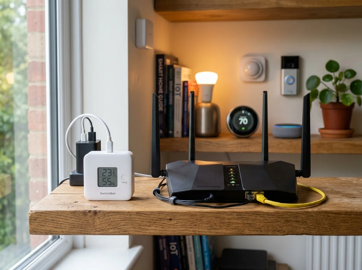 SwitchBot HubとWi-Fiルーターの連携