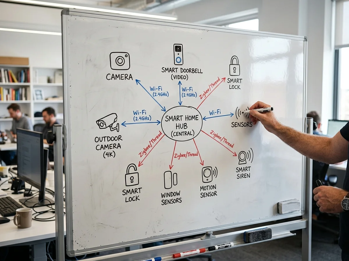 セキュリティデバイスの分類と配置