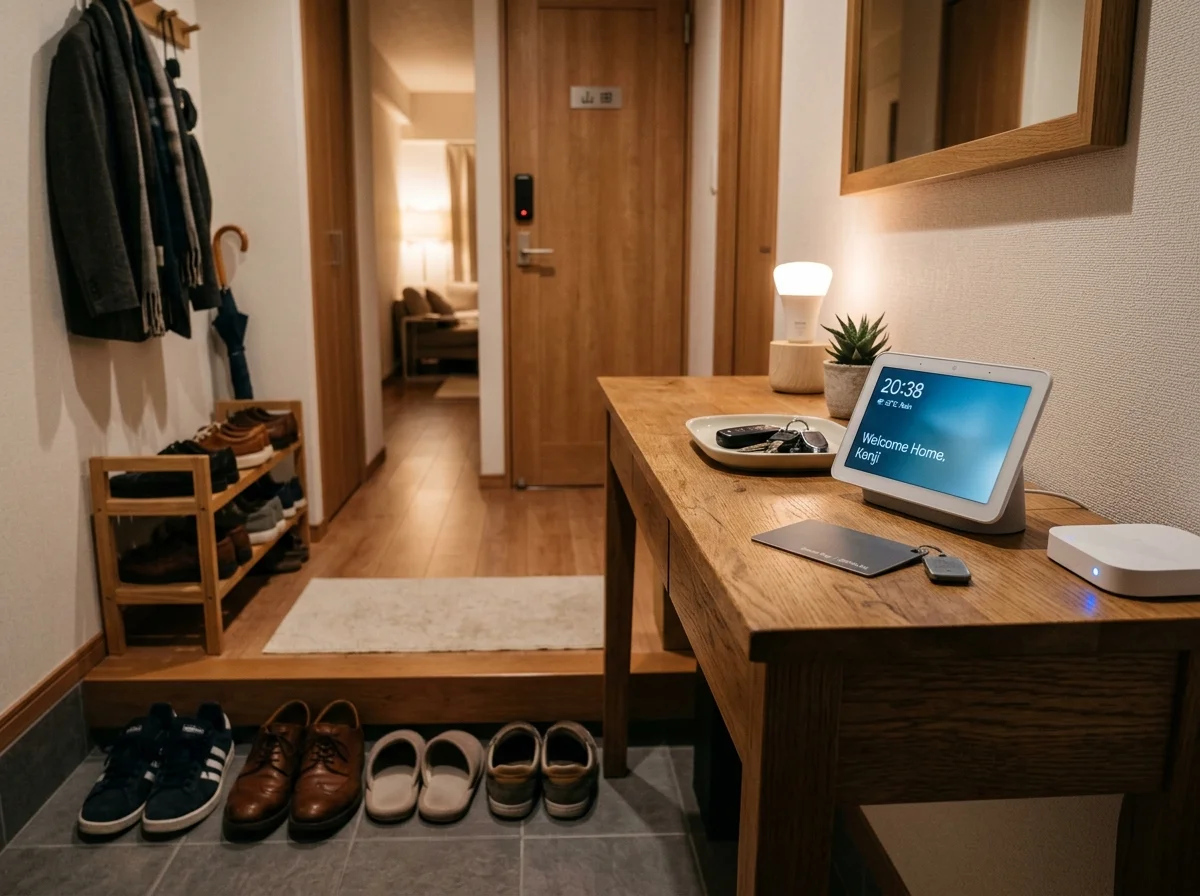 スマートホーム自動化の様子