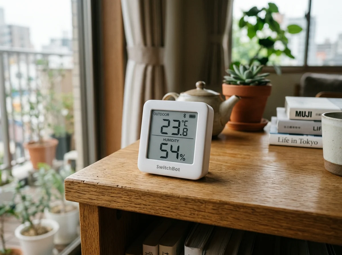 SwitchBot Hub 2の温湿度・CO2表示