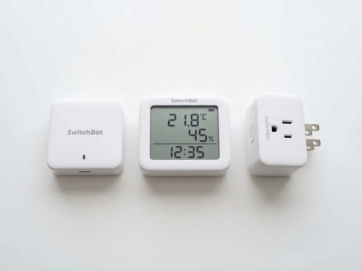 SwitchBotデバイスのサイズ比較