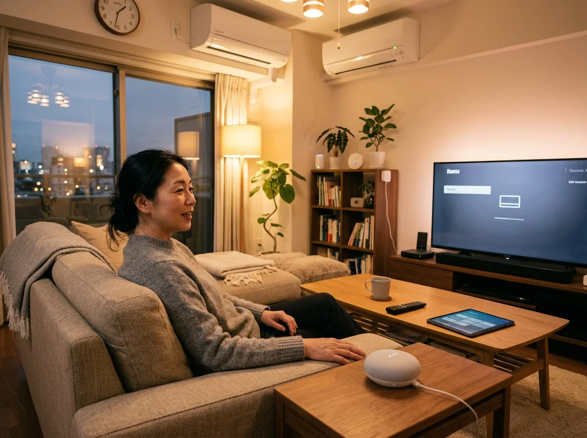 音声操作でスマートホームを制御