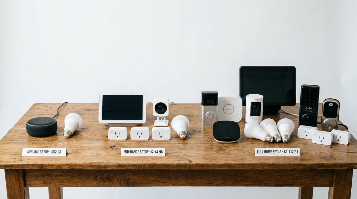 予算別の防災デバイス構成