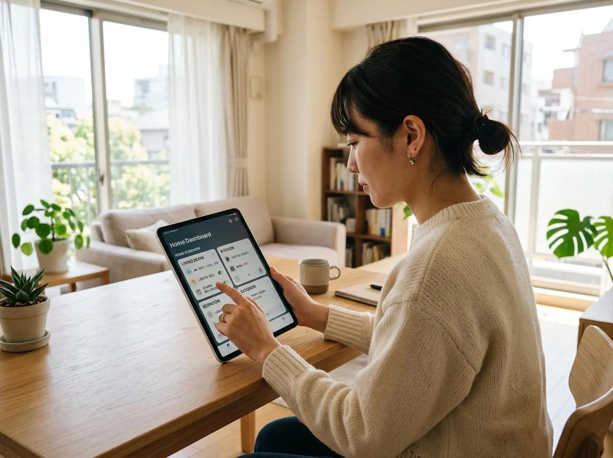 SwitchBotアプリのダッシュボード画面