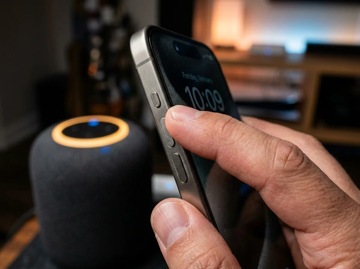 iPhoneのアクションボタン