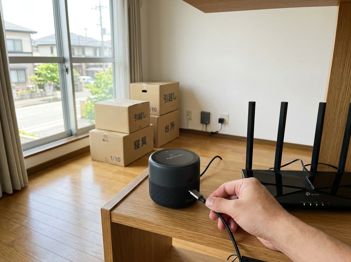 入居当日の設置手順