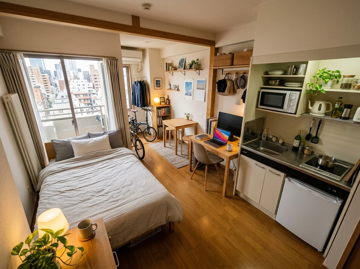 1Kの間取りとSwitchBot配置