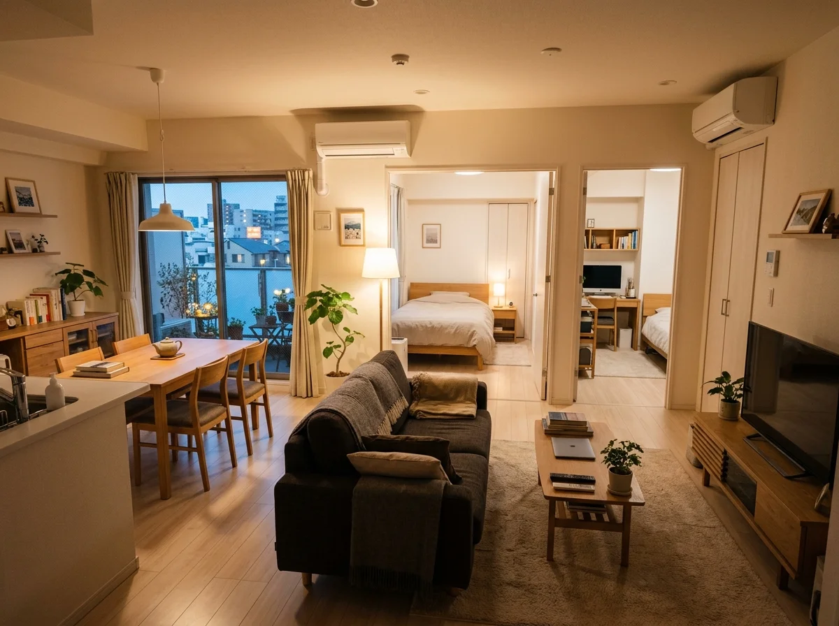 2LDKの間取りとSwitchBot配置