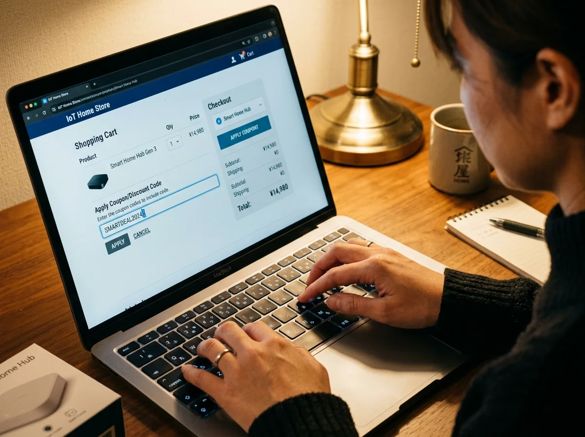 クーポンコード入力画面