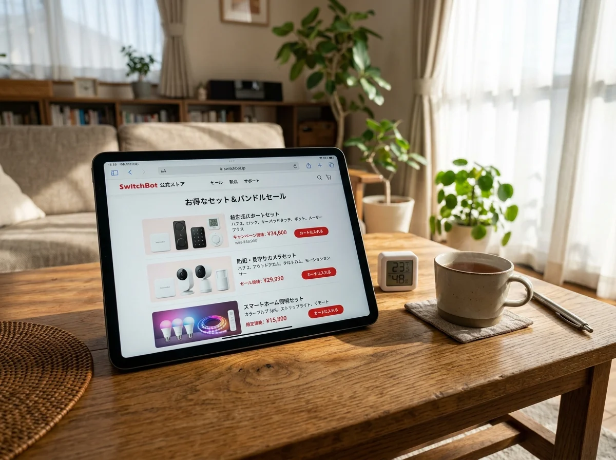 SwitchBot公式サイトのセット販売
