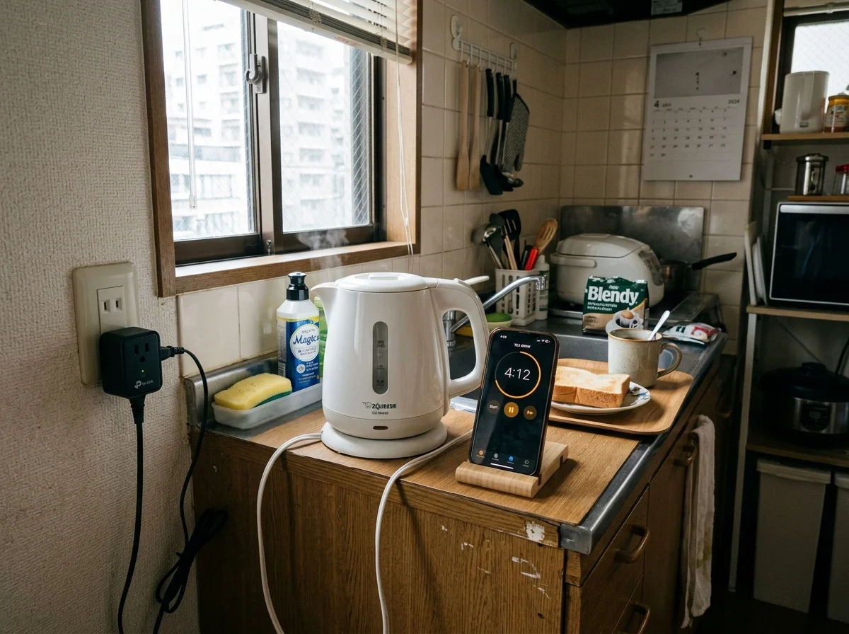 キッチンのスマートプラグ活用