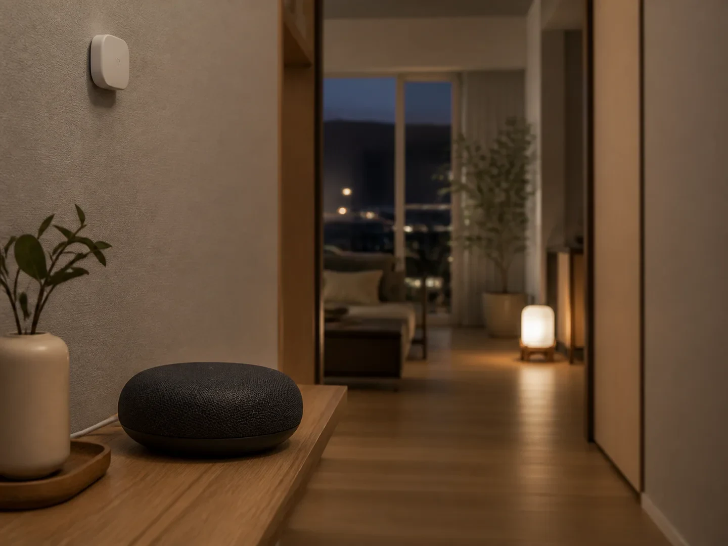 Thread対応機器が小さなメッシュを作るイメージ