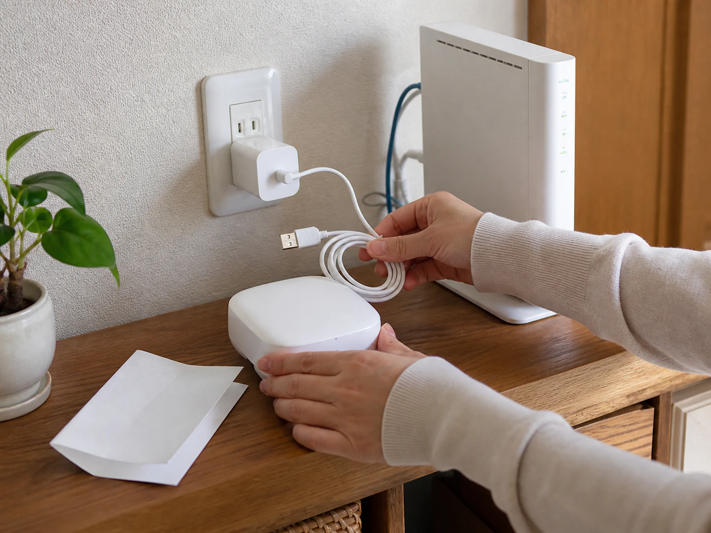 USB電源、Wi-Fiルーター、スマートリモコンを購入前に確認する手元