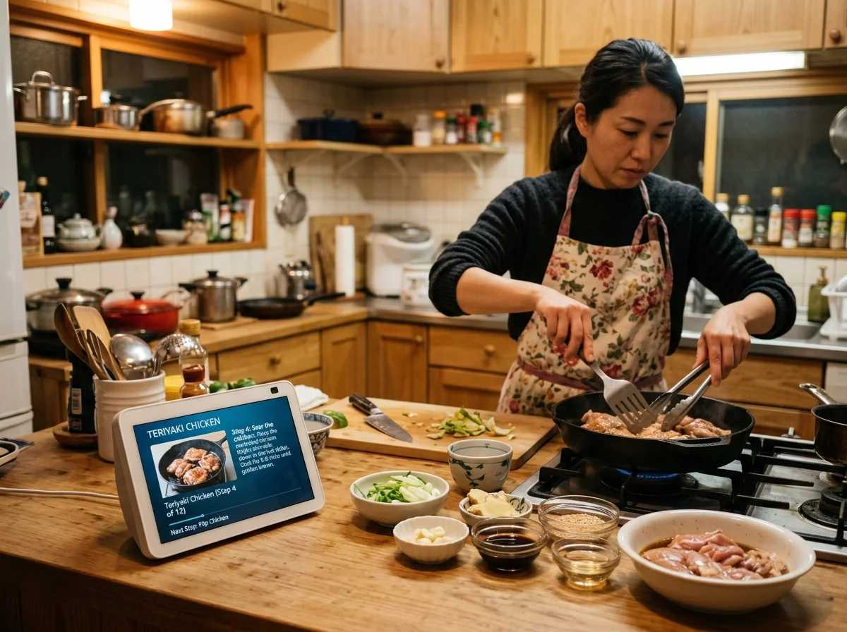 キッチンでEcho Showを使う