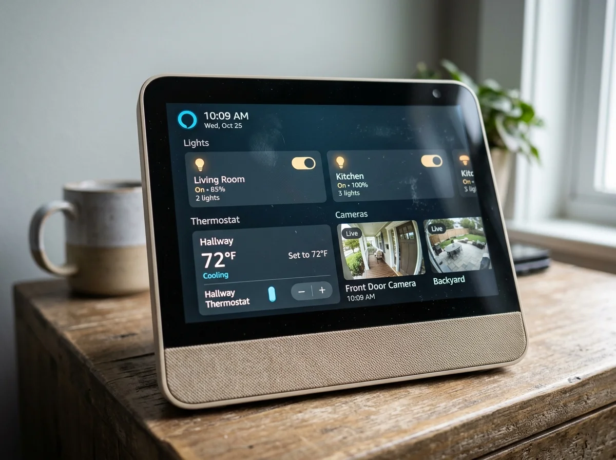 Echo Showのスマートホーム操作画面