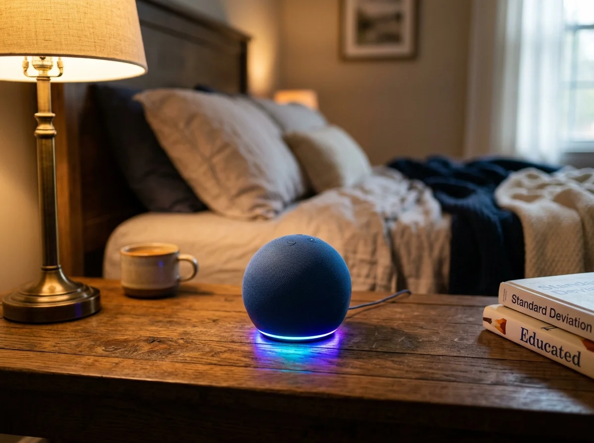 Amazon Echoで音楽を楽しむ様子