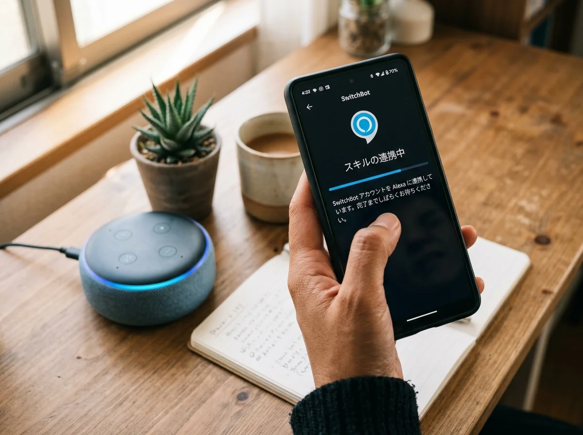 SwitchBotスキルの設定画面
