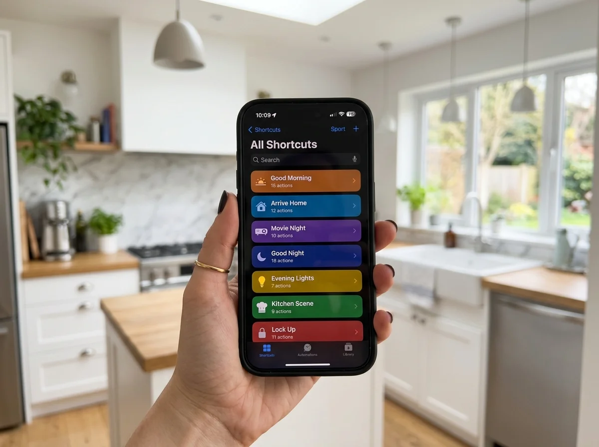 iPhoneのSiriショートカット画面